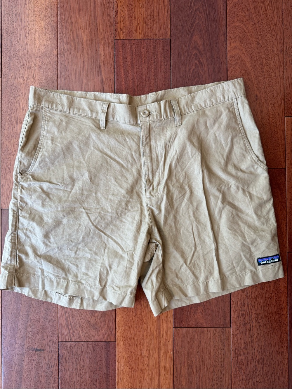 Patagonia Beige Men's Flat Front Shorts